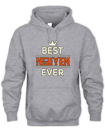 Best Your Name With Crown Shirt NGUYEN M1-59 / Unisex Hoodie / sport grey