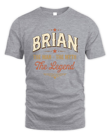 I'm Name I'm Not Rude I Just Have The Balls Funny T-Shirt BRIAN M1-77 / Unisex Standard T-Shirt / sport grey