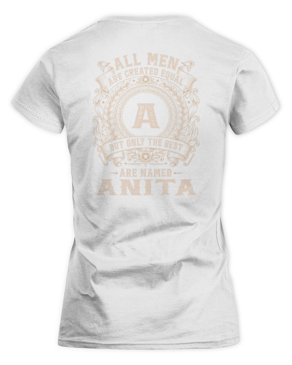 All Men Are Created Equal Cool Logo Shirt ANITA M1-60 / Women's Standard T-Shirt / white
