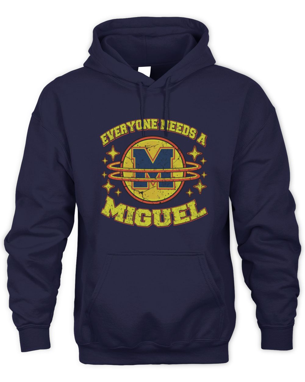 Everyone Needs a Your Name Shirt MIGUEL M1-76 / Unisex Hoodie / navy