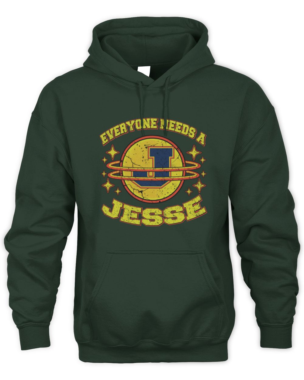 Everyone Needs a Your Name Shirt JESSE M1-76 / Unisex Hoodie / forest green