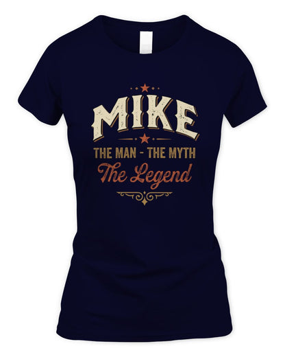I'm Name I'm Not Rude I Just Have The Balls Funny T-Shirt MIKE M1-77 / Women's Standard T-Shirt / navy