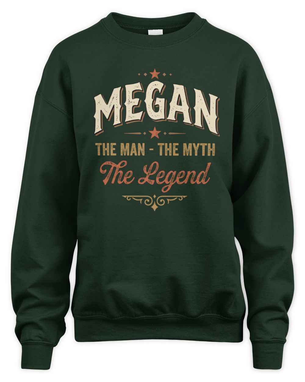 I'm Name I'm Not Rude I Just Have The Balls Funny T-Shirt MEGAN M1-77 / Unisex Sweatshirt / forest green
