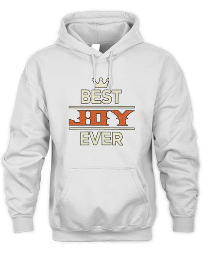 Best Your Name With Crown Shirt JOY M1-59 / Unisex Hoodie / white