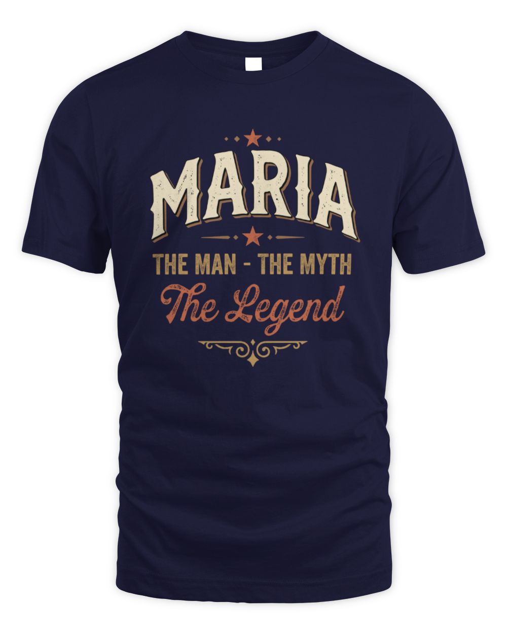 I'm Name I'm Not Rude I Just Have The Balls Funny T-Shirt MARIA M1-77 / Unisex Standard T-Shirt / navy