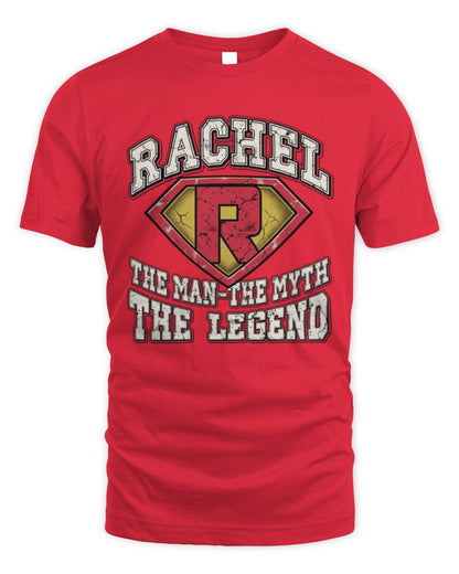 The Man The Myth The Legend Superman Graphic T-Shirt RACHEL M1-74 / Unisex Standard T-Shirt / red