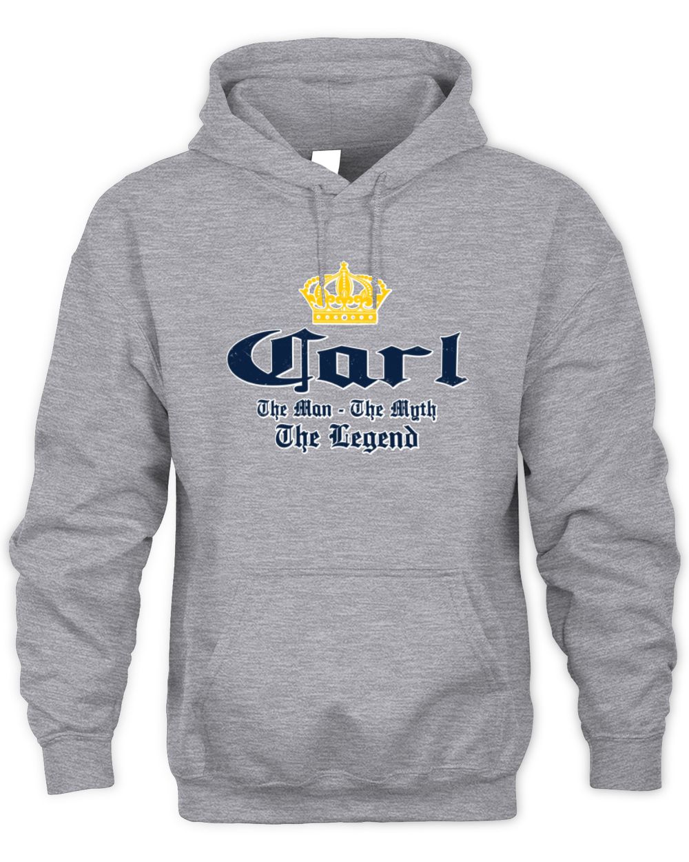 The Man The Myth The Legend Corona Beer T-Shirt CARL M1-S83 / Unisex Hoodie / sport grey