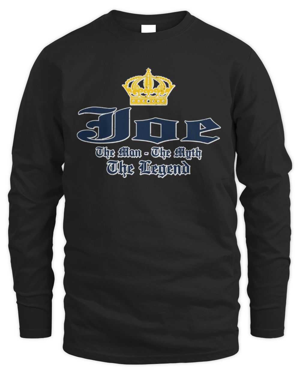 The Man The Myth The Legend Corona Beer T-Shirt JOE M1-S83 / Men's Long Sleeved T-Shirt / black