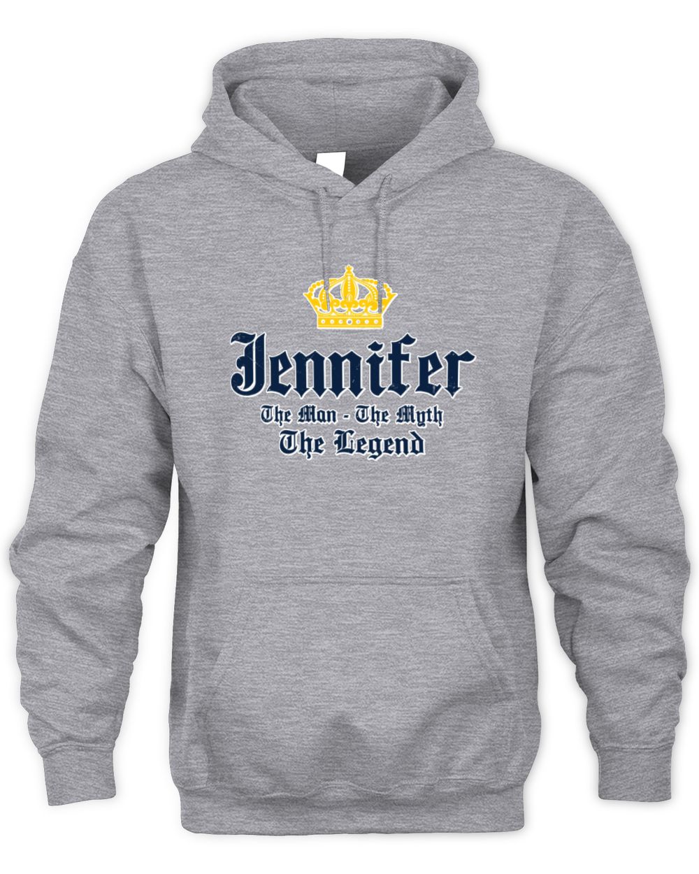 The Man The Myth The Legend Corona Beer T-Shirt JENNIFER M1-S83 / Unisex Hoodie / sport grey