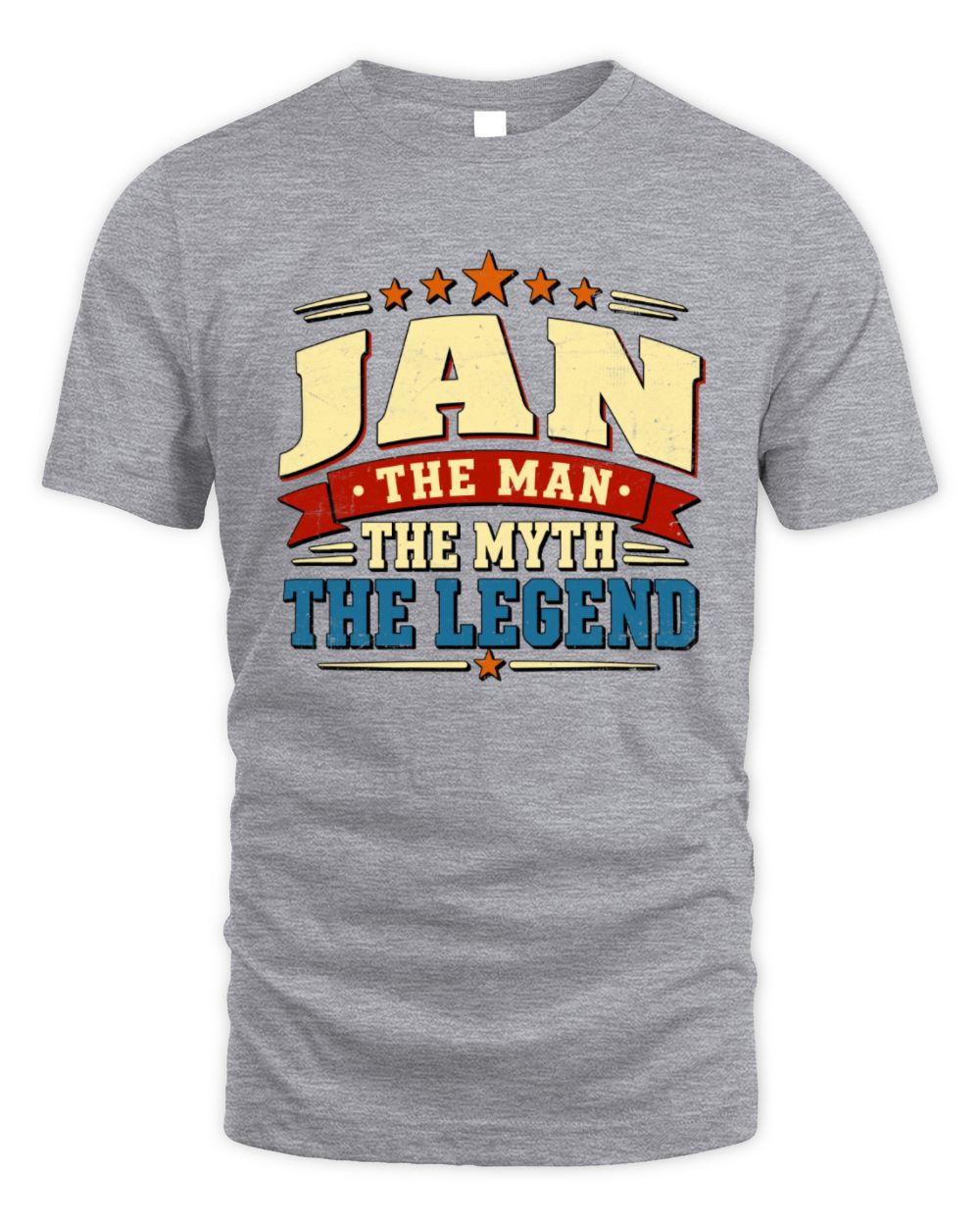 The Man The Myth The Legend Ribbon Vintage T-Shirt JAN M1-56 / Unisex Standard T-Shirt / sport grey