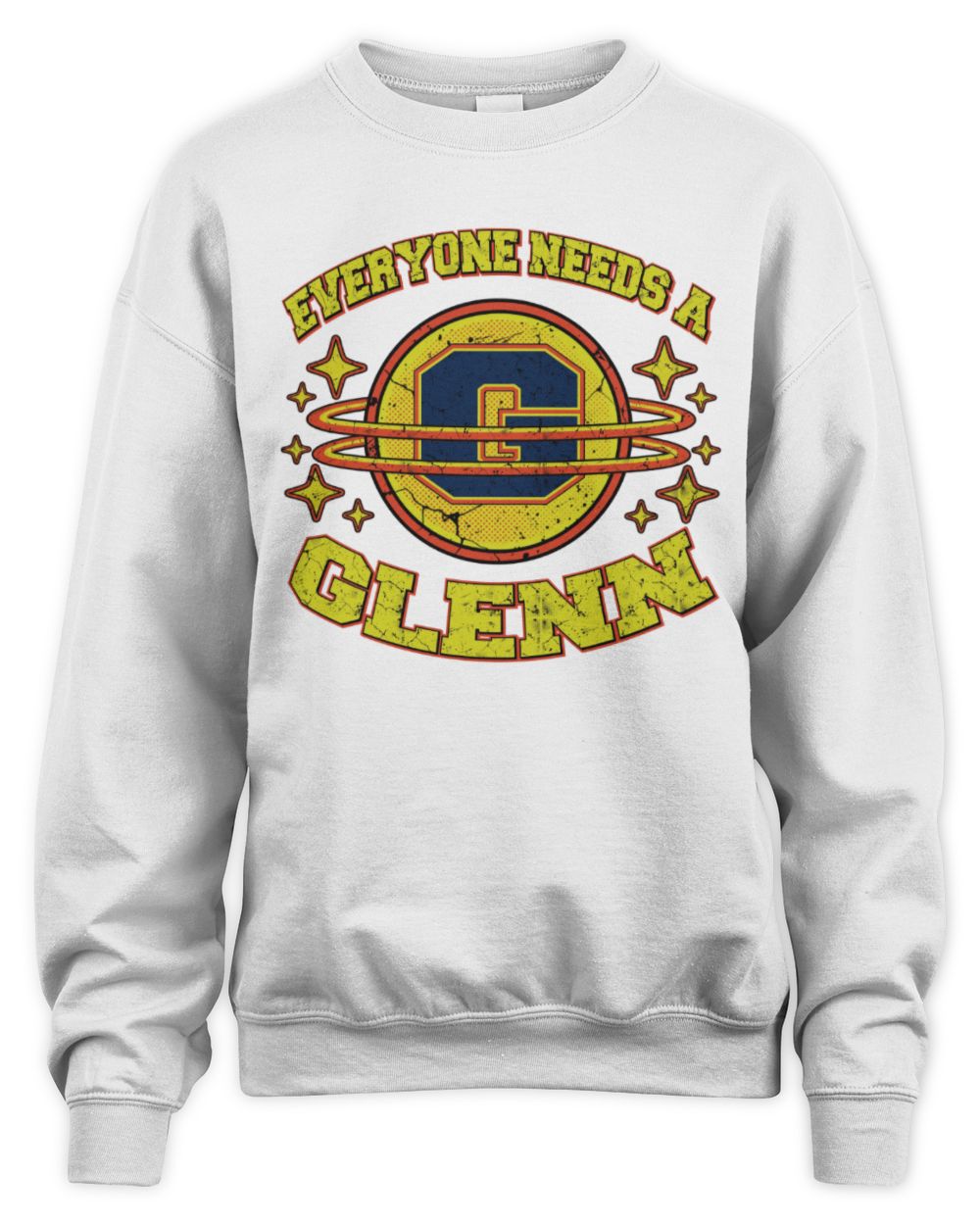 Everyone Needs a Your Name Shirt GLENN M1-76 / Unisex Sweatshirt / white