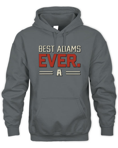 Best Your Name Ever Cool Shirt ADAMS M1-58 / Unisex Hoodie / charcoal