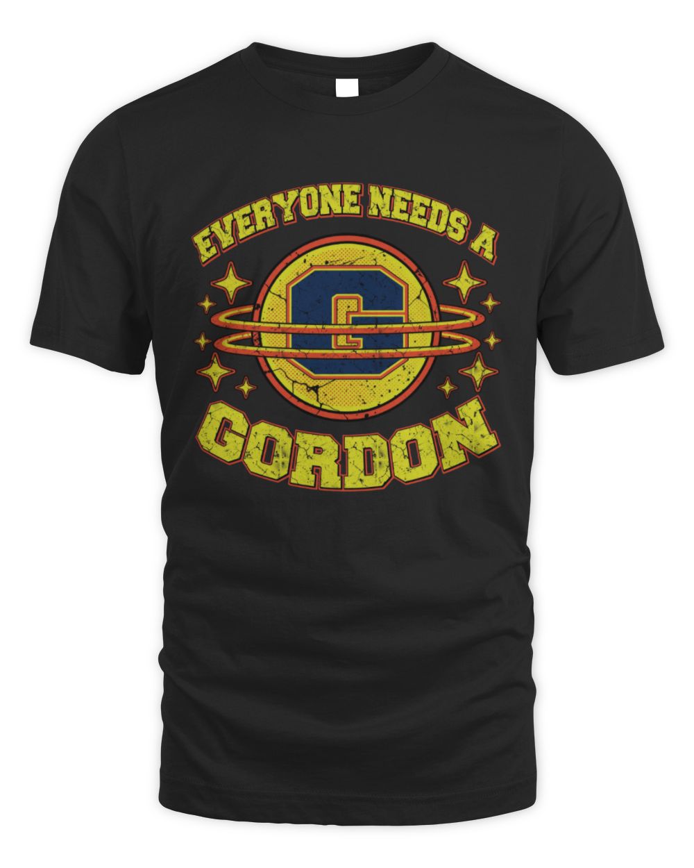 Everyone Needs a Your Name Shirt GORDON M1-76 / Unisex Standard T-Shirt / black