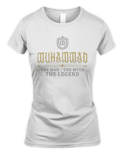 The Man The Myth The Legend Western Shirt MUHAMMAD M1-78 / Women's Standard T-Shirt / white