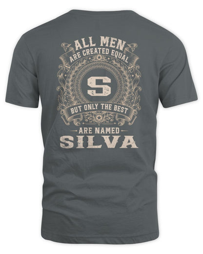 All Men Are Created Equal Cool Logo Shirt SILVA M1-60 / Unisex Standard T-Shirt / charcoal