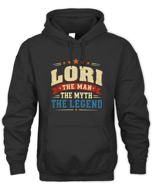 The Man The Myth The Legend Ribbon Vintage T-Shirt LORI M1-56 / Unisex Hoodie / black
