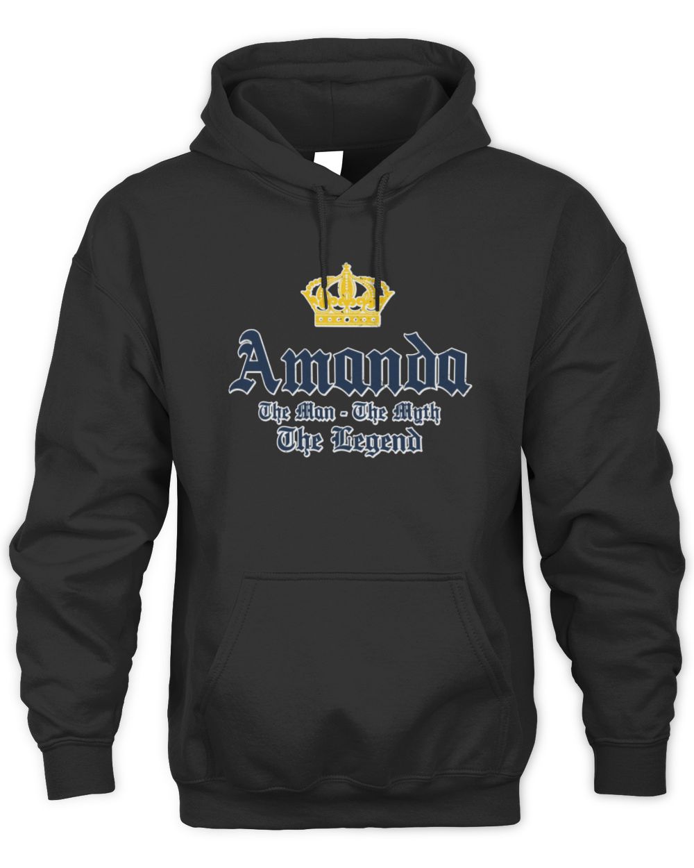 The Man The Myth The Legend Corona Beer T-Shirt AMANDA M1-S83 / Unisex Hoodie / black