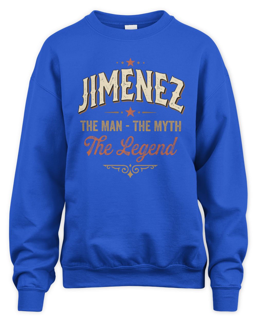 I'm Name I'm Not Rude I Just Have The Balls Funny T-Shirt JIMENEZ M1-77 / Unisex Sweatshirt / royal