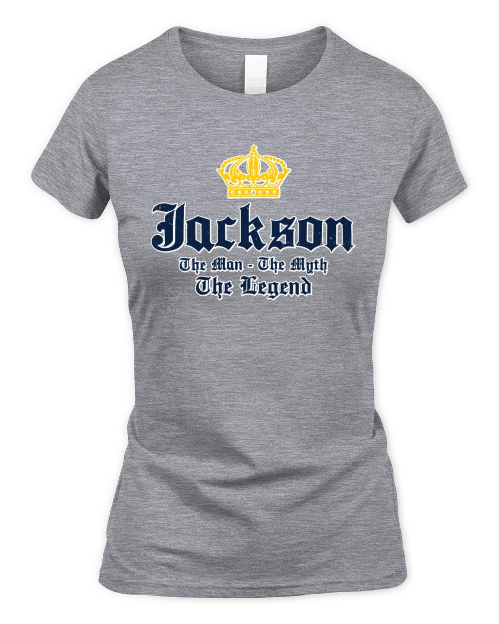 The Man The Myth The Legend Corona Beer T-Shirt JACKSON M1-S83 / Women's Standard T-Shirt / sport grey