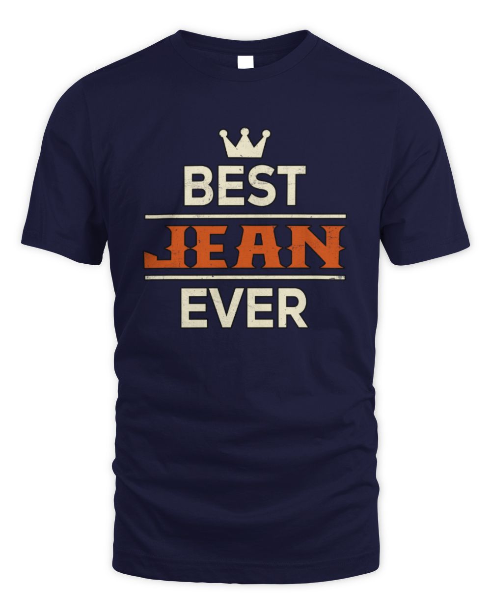 Best Your Name With Crown Shirt JEAN M1-59 / Unisex Standard T-Shirt / navy