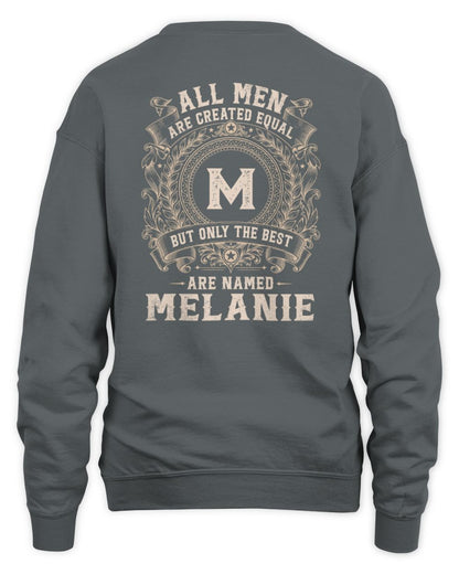 All Men Are Created Equal Cool Logo Shirt MELANIE M1-60 / Unisex Sweatshirt / charcoal