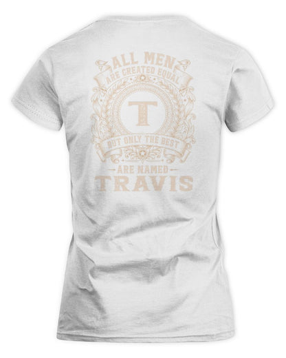 All Men Are Created Equal Cool Logo Shirt TRAVIS M1-60 / Women's Standard T-Shirt / white
