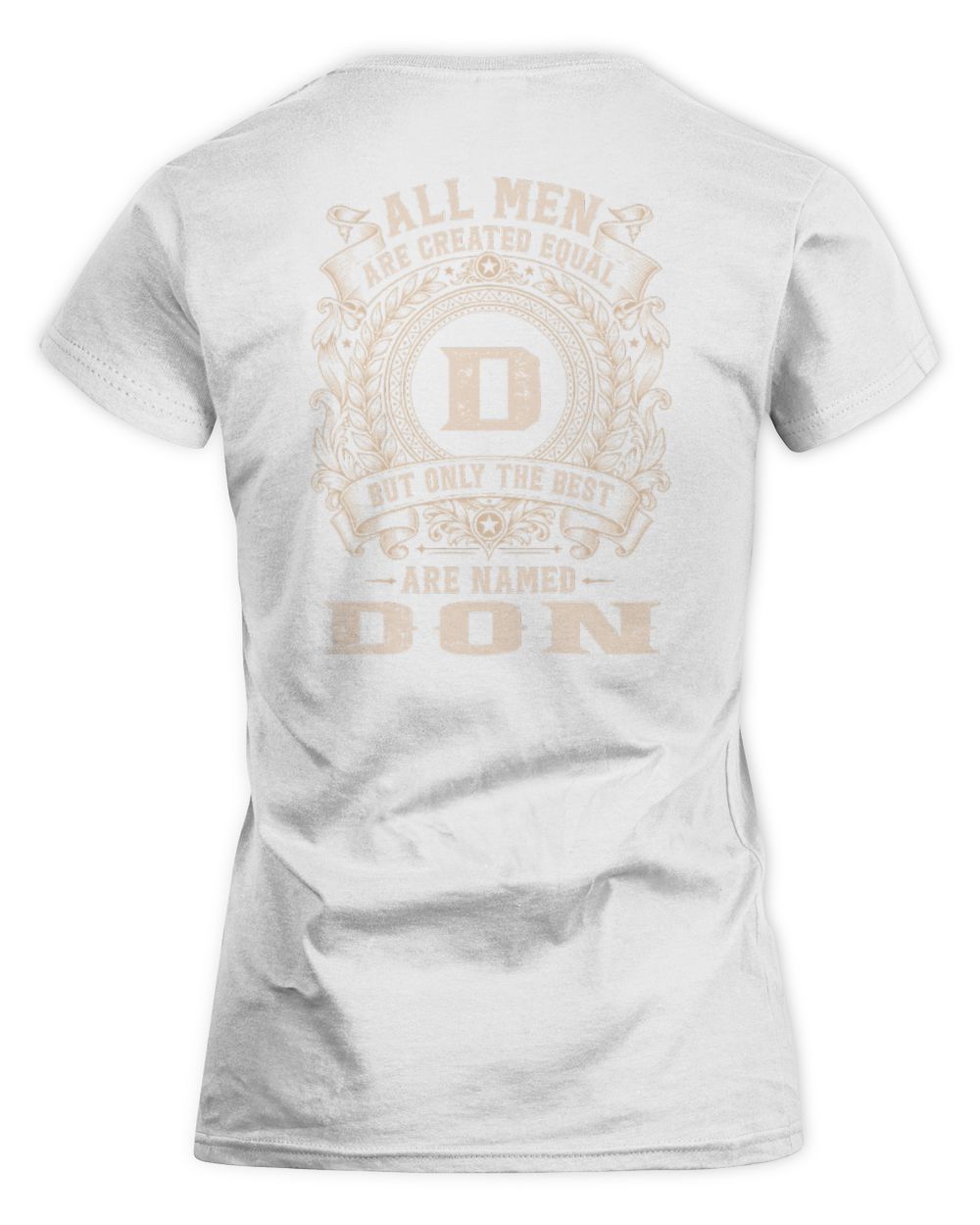 All Men Are Created Equal Cool Logo Shirt DON M1-60 / Women's Standard T-Shirt / white