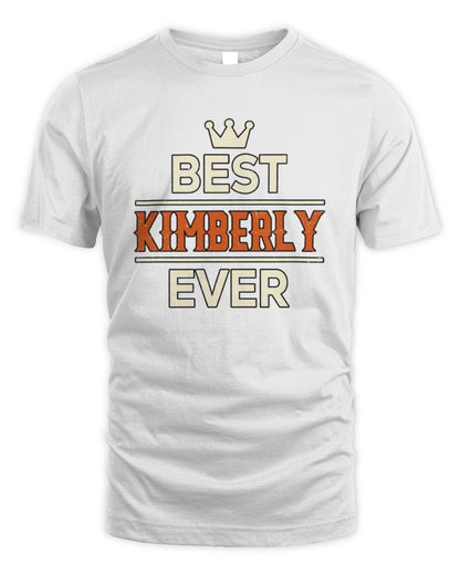 Best Your Name With Crown Shirt KIMBERLY M1-59 / Unisex Standard T-Shirt / white