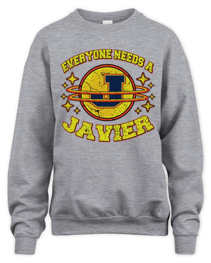 Everyone Needs a Your Name Shirt JAVIER M1-76 / Unisex Sweatshirt / sport grey