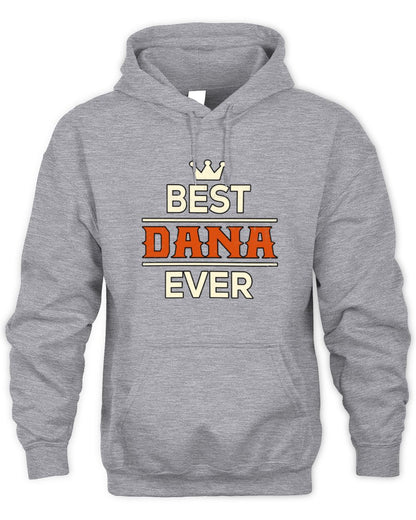 Best Your Name With Crown Shirt DANA M1-59 / Unisex Hoodie / sport grey