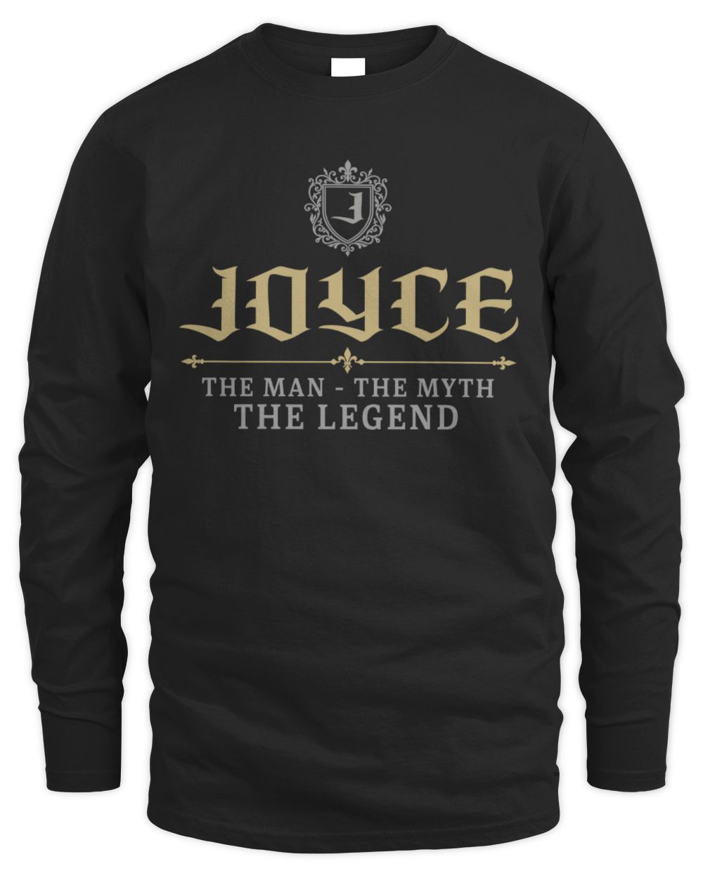 The Man The Myth The Legend Western Shirt JOYCE M1-78 / Men's Long Sleeved T-Shirt / black