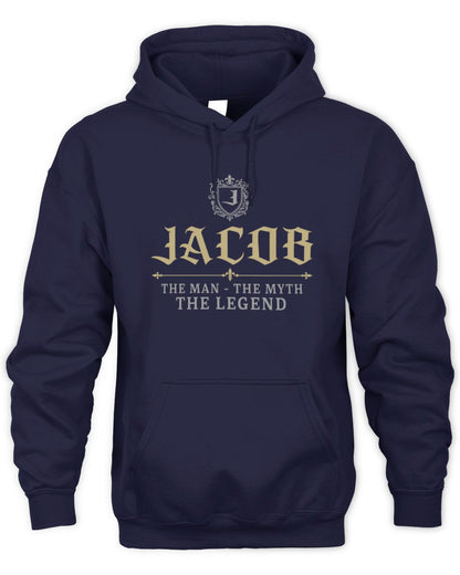 The Man The Myth The Legend Western Shirt JACOB M1-78 / Unisex Hoodie / navy