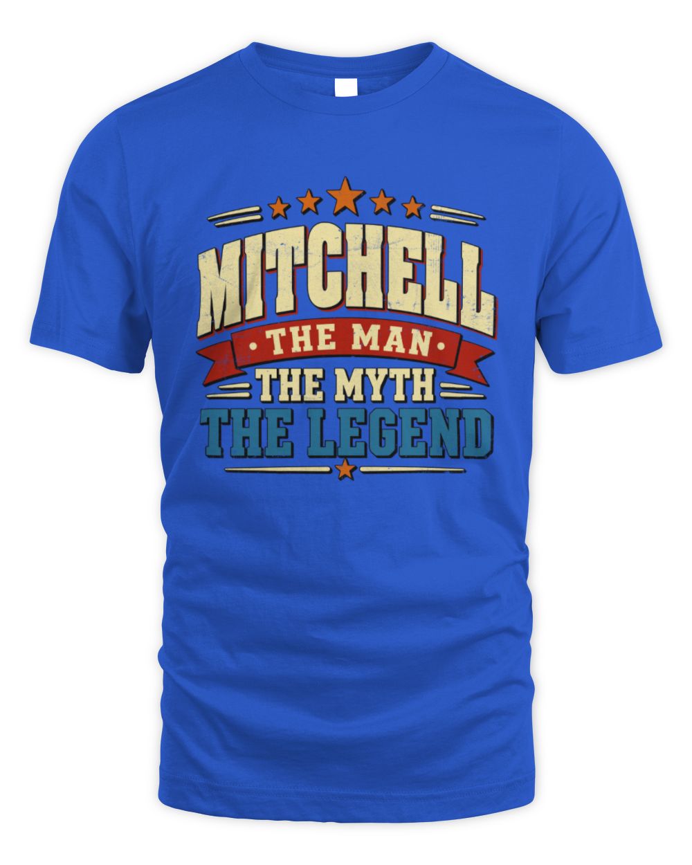The Man The Myth The Legend Ribbon Vintage T-Shirt MITCHELL M1-56 / Unisex Standard T-Shirt / royal