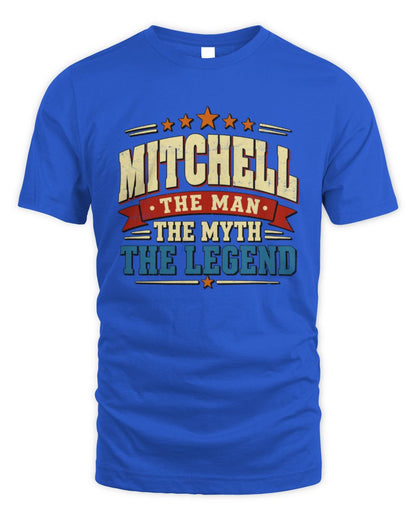 The Man The Myth The Legend Ribbon Vintage T-Shirt MITCHELL M1-56 / Unisex Standard T-Shirt / royal