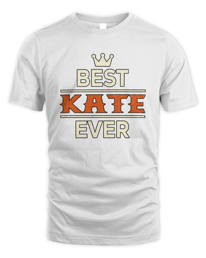 Best Your Name With Crown Shirt KATE M1-59 / Unisex Standard T-Shirt / white
