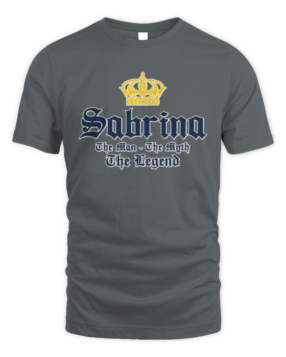 The Man The Myth The Legend Corona Beer T-Shirt SABRINA M1-S83 / Unisex Standard T-Shirt / charcoal