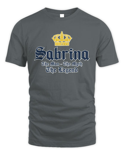 The Man The Myth The Legend Corona Beer T-Shirt SABRINA M1-S83 / Unisex Standard T-Shirt / charcoal