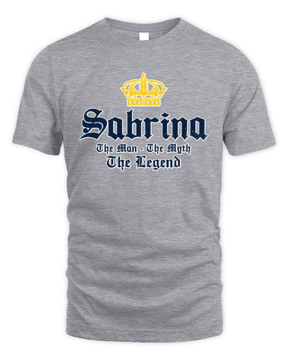 The Man The Myth The Legend Corona Beer T-Shirt SABRINA M1-S83 / Unisex Standard T-Shirt / sport grey
