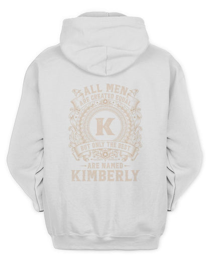 All Men Are Created Equal Cool Logo Shirt KIMBERLY M1-60 / Unisex Hoodie / white