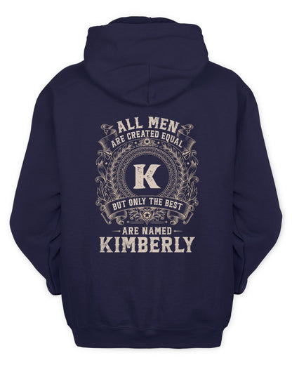 All Men Are Created Equal Cool Logo Shirt KIMBERLY M1-60 / Unisex Hoodie / navy