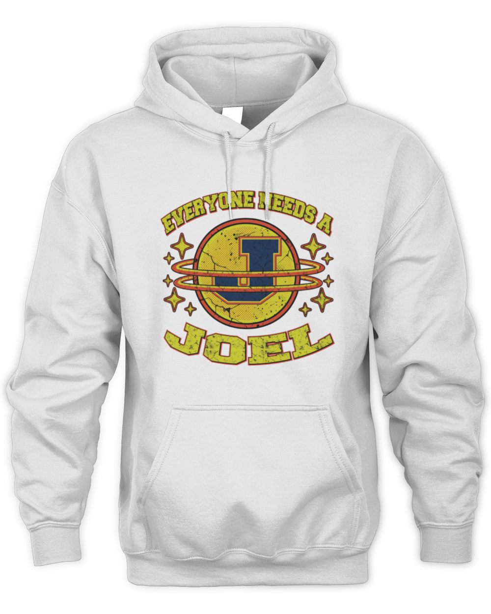 Everyone Needs a Your Name Shirt JOEL M1-76 / Unisex Hoodie / white