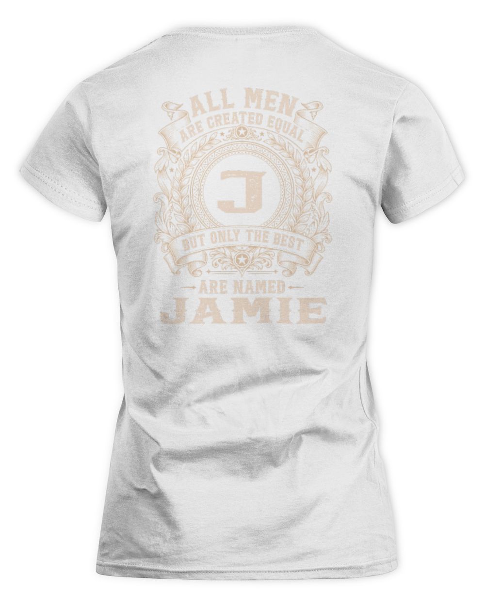 All Men Are Created Equal Cool Logo Shirt JAMIE M1-60 / Women's Standard T-Shirt / white