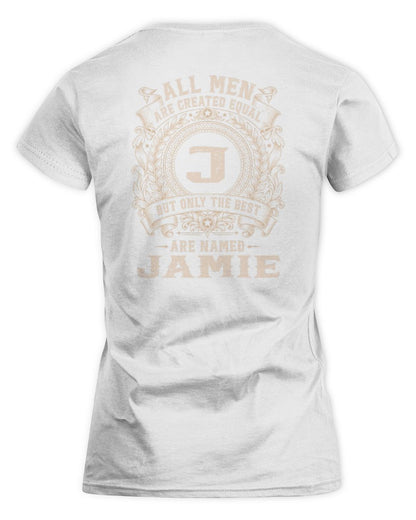 All Men Are Created Equal Cool Logo Shirt JAMIE M1-60 / Women's Standard T-Shirt / white