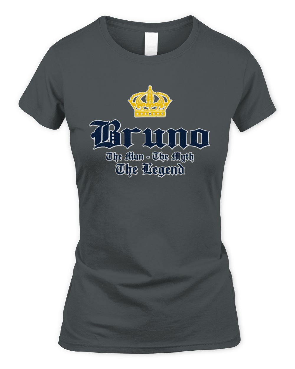 The Man The Myth The Legend Corona Beer T-Shirt BRUNO M1-S83 / Women's Standard T-Shirt / charcoal