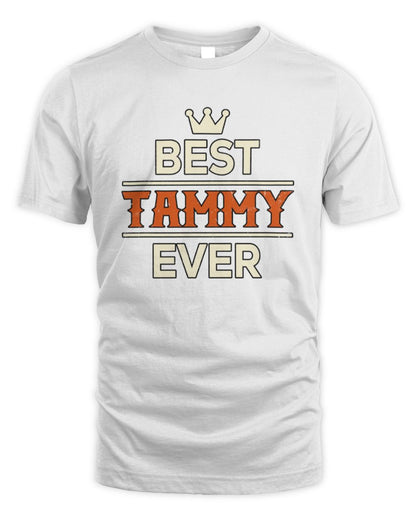 Best Your Name With Crown Shirt TAMMY M1-59 / Unisex Standard T-Shirt / white
