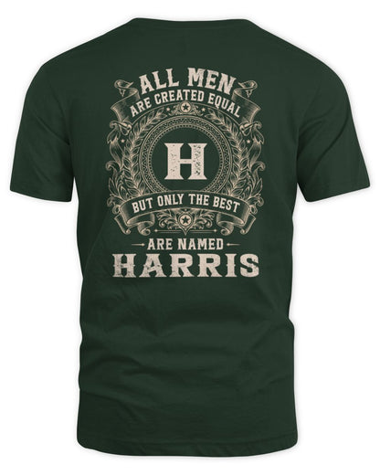 All Men Are Created Equal Cool Logo Shirt HARRIS M1-60 / Unisex Standard T-Shirt / forest green