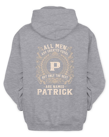All Men Are Created Equal Cool Logo Shirt PATRICK M1-60 / Unisex Hoodie / sport grey