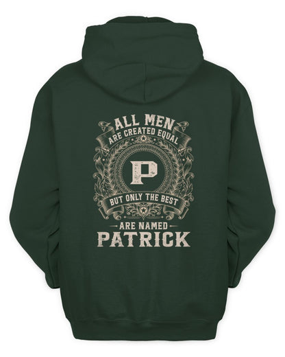 All Men Are Created Equal Cool Logo Shirt PATRICK M1-60 / Unisex Hoodie / forest green