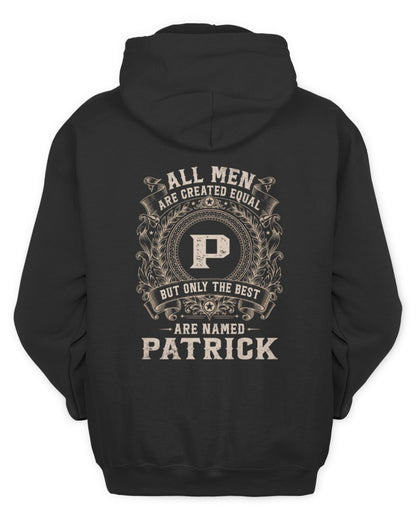 All Men Are Created Equal Cool Logo Shirt PATRICK M1-60 / Unisex Hoodie / black