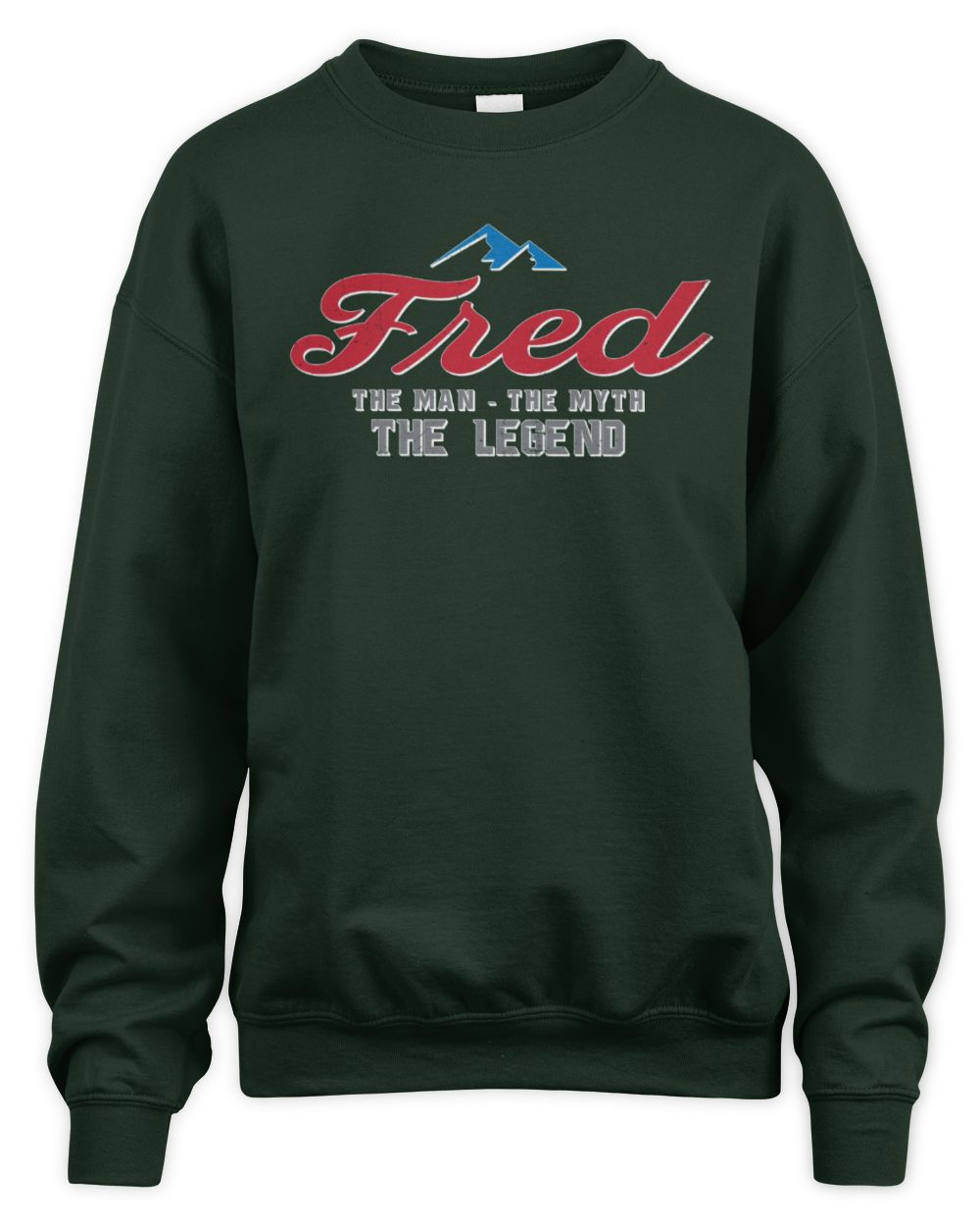 The Man The Myth The Legend Coors Light Beer T-Shirt FRED M1-S84 / Unisex Sweatshirt / forest green